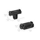 SmallRig Bidirectional Quick Release Folding Adapter Support with 2-Prong Mount and 1/4"-20 Threaded Hole 5918