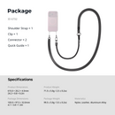 SmallRig BS-S1 2-in-1 Shoulder Strap (Black) 6732