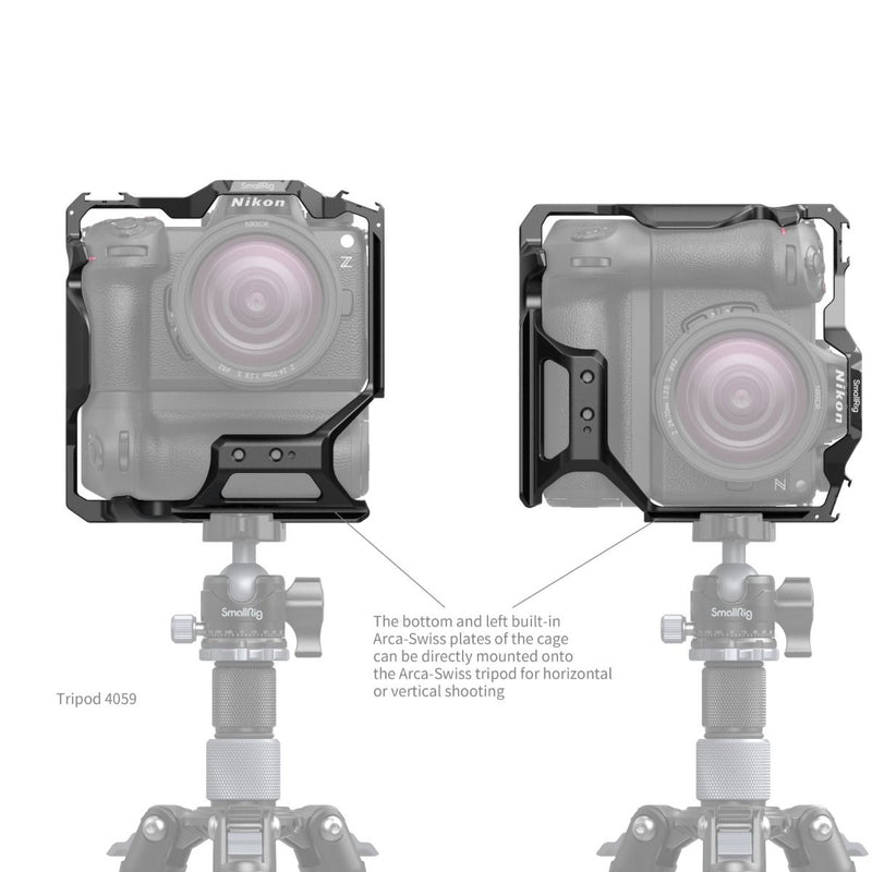 SmallRig Cage for Nikon Z 6III with MB-N14 Vertical Grip 4524