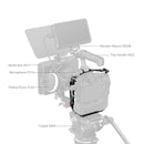 SmallRig Cage for Sony Alpha 7R V / 7 IV / 7S III / 1 / 7R IV / 7 V with Vertical Grip VG-C4EM 6114