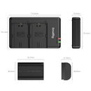 SmallRig Camera Battery and Charger Kit for Canon LP-E6P 5408