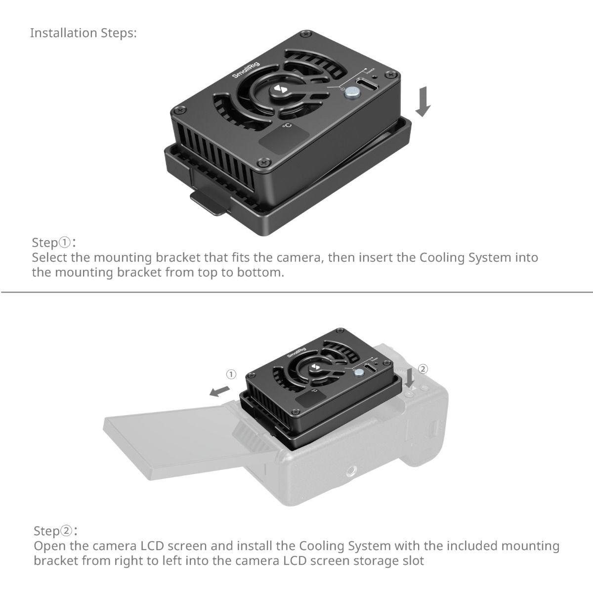 SmallRig Cooling System for Sony / Canon / FUJIFILM Cameras 4815