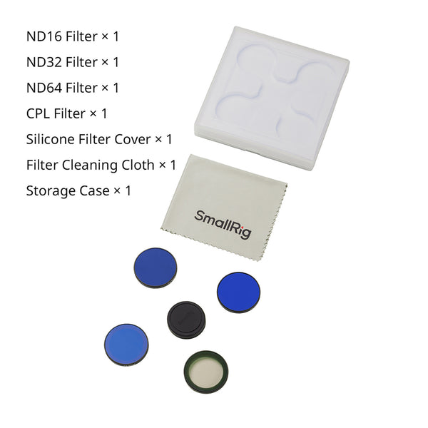 SmallRig CPL & ND16 & ND32 & ND64 Filter Kit for DJI Osmo Nano 5787