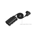 SmallRig D-Tap to NP-F550 Attachable Self-Coiling Dummy Battery Power Cable 6415