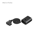 SmallRig D-Tap to NP-FZ100 Attachable Self-Coiling Dummy Battery Power Cable 6411