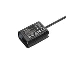 SmallRig Dummy Battery Power Cable for USB-C for Sony NP-FW50 6542