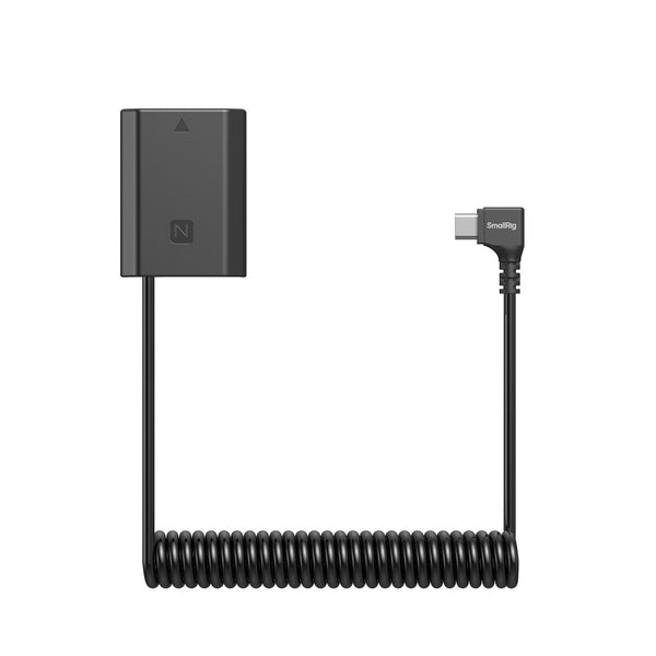 SmallRig Dummy Battery Power Cable for USB-C for Sony NP-FZ100 6539