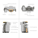 SmallRig "HawkLock" Quick Release Cage Kit for Sony Alpha 7R V / Alpha 7 IV / Alpha 7S III (Advanced Edition) (BumbleBee Edition) 5518