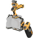 SmallRig "HawkLock" Quick Release Cage Kit for Sony Alpha 7R V / Alpha 7 IV / Alpha 7S III (Advanced Edition) (BumbleBee Edition) 5518