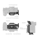 SmallRig "HawkLock" Quick Release Half Cage for Sony Alpha 7 V / 7R V / 7 IV 6023