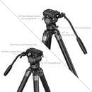 SmallRig Heavy-Duty Carbon Fiber Video Tripod 6079