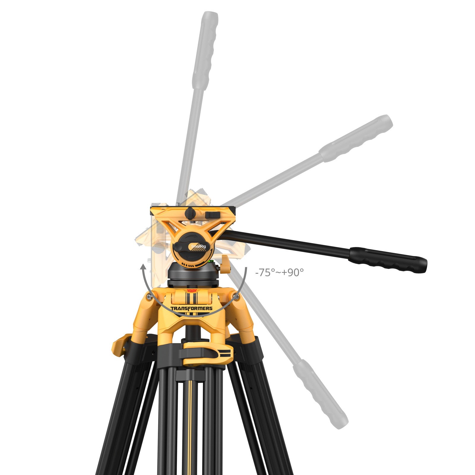 SmallRig Heavy-Duty Fluid Head Tripod AD-01 (BumbleBee Edition) 5523