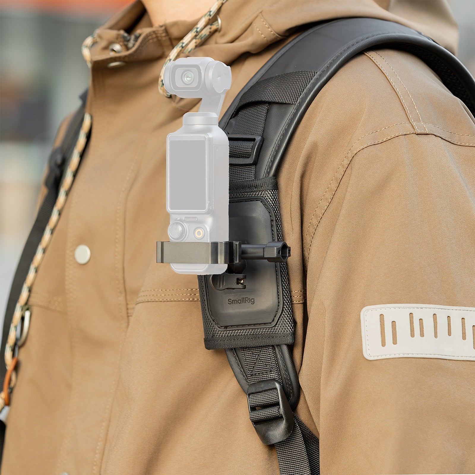 SmallRig Hook and Loop Backpack Strap Mount for DJI Osmo Pocket 4 / 3