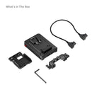 SmallRig Intelligent Power Management V-Mount Battery Mount Plate with 15mm Dual Rod Clamp 5881