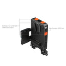 SmallRig Intelligent Power Management V-Mount Battery Mount Plate with 15mm Dual Rod Clamp 5881