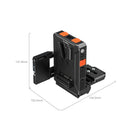 SmallRig Intelligent Power Management V-Mount Battery Plate Compatible with Arca-Swiss Quick Release Plate 5899