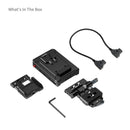 SmallRig Intelligent Power Management V-Mount Battery Plate Compatible with Arca-Swiss Quick Release Plate 5899