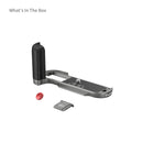 SmallRig Silicone L-Shape Handle for FUJIFILM X-T50 (Charcoal Silver) 4712B