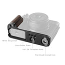 SmallRig L-Shape Mount Plate with Wooden Handle for FUJIFILM GFX100RF (Black) 5266