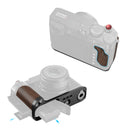 SmallRig L-Shape Mount Plate with Wooden Handle for FUJIFILM GFX100RF (Black) 5266