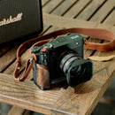 SmallRig L-Shape Mount Plate with Wooden Handle for FUJIFILM GFX100RF (Black) 5266