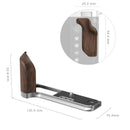 SmallRig L-Shape Mount Plate with Wooden Handle for FUJIFILM GFX100RF (Silver) 5265