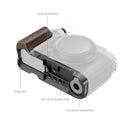 SmallRig L-Shape Mount Plate with Wooden Handle for FUJIFILM X-M5 (Black) 5260