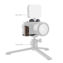 SmallRig L-Shape Mount Plate with Wooden Handle for FUJIFILM X-M5 (Black) 5260