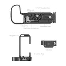 SmallRig L-Shaped Mount Plate for Canon EOS R5 Mark II 4983B