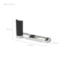 SmallRig L-Shaped Mount Plate Handle for Panasonic LUMIX L10 (Silver) 5701
