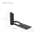 SmallRig L-Shaped Mount Plate with Handle for Canon EOS R50 V (Black) 5429