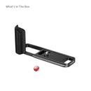 SmallRig L-Shaped Mount Plate with Silicone Handle for FUJIFILM X-E5 (Black) 5448