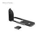 SmallRig L-Shaped Mount Plate with Silicone Handle for FUJIFILM X half (Charcoal Silver) 5217