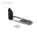SmallRig L-Shaped Mount Plate with Silicone Handle for FUJIFILM X half (Silver) 5216