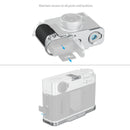 SmallRig L-Shaped Mount Plate with Silicone Handle for FUJIFILM X half (Silver) 5216