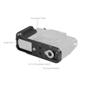 SmallRig L-Shaped Mount Plate with Silicone Handle for FUJIFILM X-T30 / X-T30 II / X-T30 III (Black) 5663