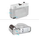 SmallRig L-Shaped Mount Plate with Wooden Handle for FUJIFILM X-E5 (Ebony, Silver) 6236