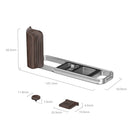SmallRig L-Shaped Mount Plate with Wooden Handle for FUJIFILM X-E5 (Ebony, Silver) 6236