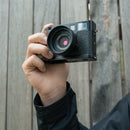 SmallRig L-Shaped Mount Plate with Wooden Handle for FUJIFILM X half (Black) 5224