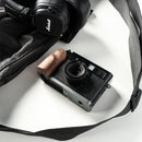 SmallRig L-Shaped Mount Plate with Wooden Handle for FUJIFILM X half (Charcoal Silver) 5394