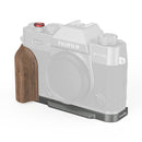 SmallRig L-Shaped Mount Plate with Wooden Handle for FUJIFILM X-T30 / X-T30 II / X-T30 III (Charcoal Silver) 5668