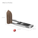 SmallRig L-Shaped Mount Plate with Wooden Handle for FUJIFILM X-T30 / X-T30 II / X-T30 III (Silver) 5667