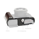 SmallRig L-Shaped Mount Plate with Wooden Handle for Panasonic LUMIX L10 (Black) 5942