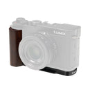 SmallRig L-Shaped Mount Plate with Wooden Handle for Panasonic LUMIX L10 (Black) 5942