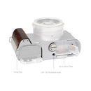 SmallRig L-Shaped Mount Plate with Wooden Handle for Panasonic LUMIX L10 (Silver) 5943