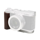 SmallRig L-Shaped Mount Plate with Wooden Handle for Panasonic LUMIX L10 (Silver) 5943