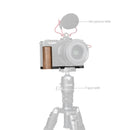 SmallRig L-Shaped Mount Plate with Wooden Handle for Panasonic S9 5945