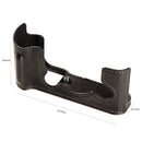 SmallRig Leather Half Case Kit for FUJIFILM X-T30 / X-T30 II / X-T30 III (Black) 5669