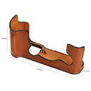 SmallRig Leather Half Case Kit for FUJIFILM X-T30 / X-T30 II / X-T30 III (Brown) 5670