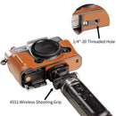 SmallRig Leather Half Case Kit for FUJIFILM X-T30 / X-T30 II / X-T30 III (Brown) 5670